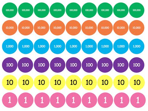 Printable Counters For Math Free